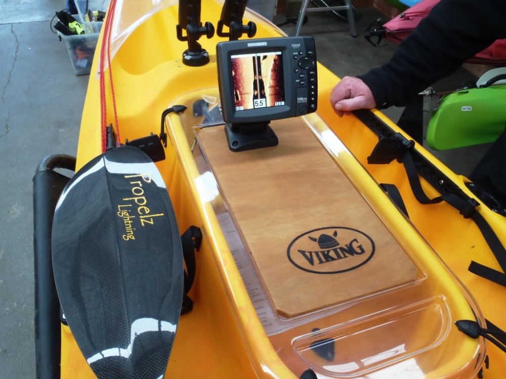 Viking Kayaks - NZ - Professional Fish Finder Installation 7114 -  Professional Fish Finder Installation