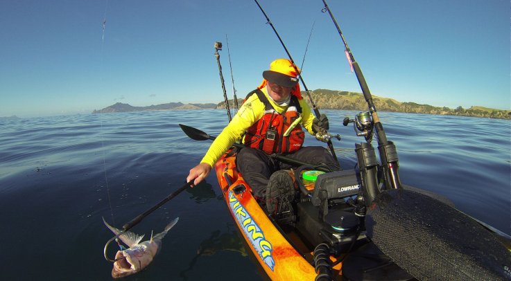 Viking Kayaks - NZ - Landing fish on your kayak, Gaff, Glove, or Net?